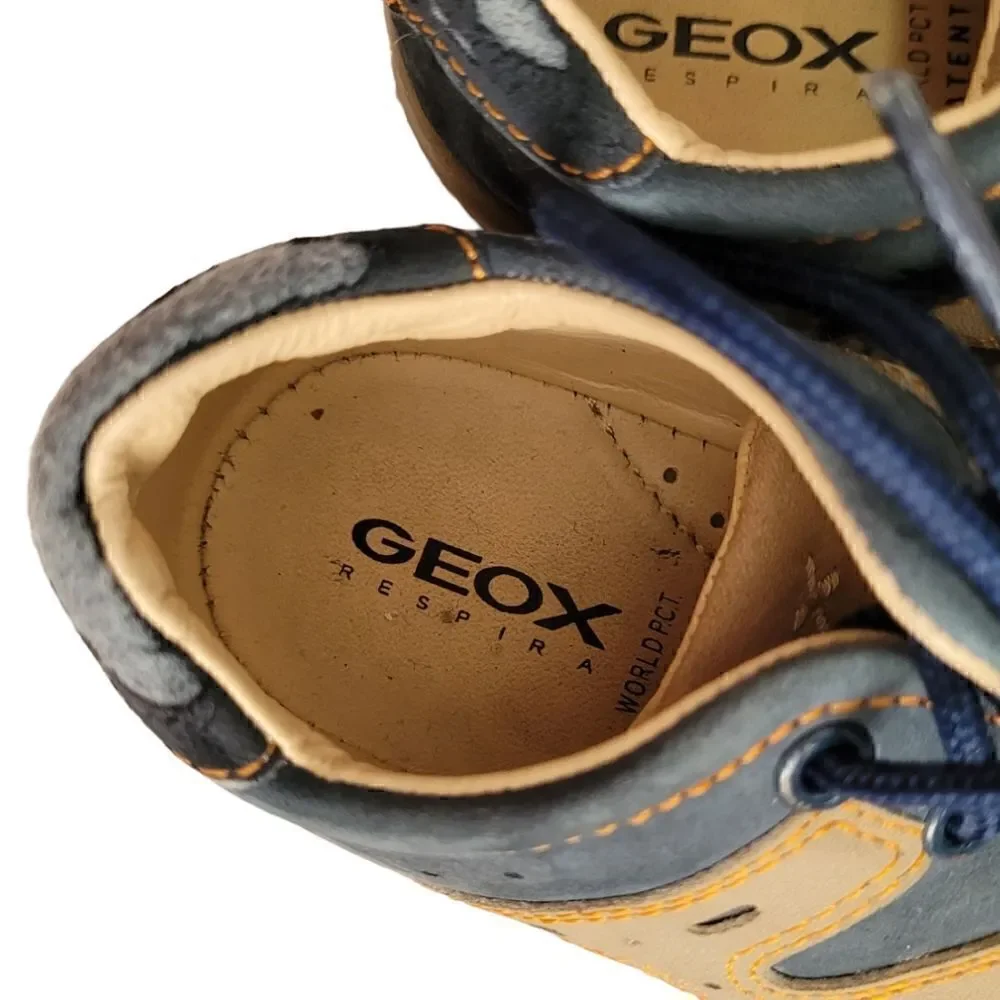 Geox Boy's Leather Sneakers